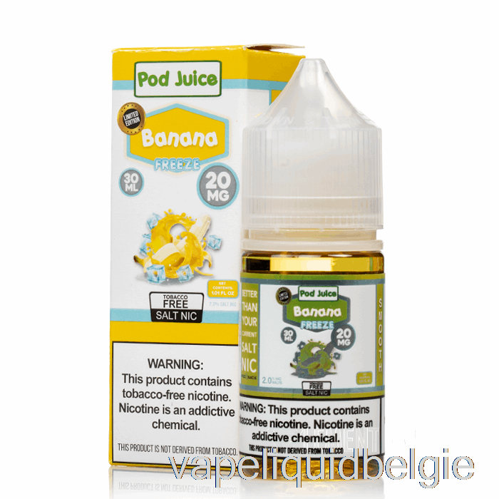 Vape Smaken Bevriezen Banaan - Peulensap - 30ml 20mg